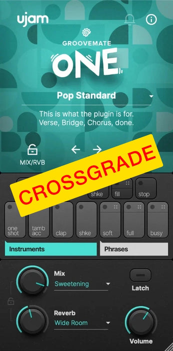 UJAM Crossgrade to GROOVEMATE ONE