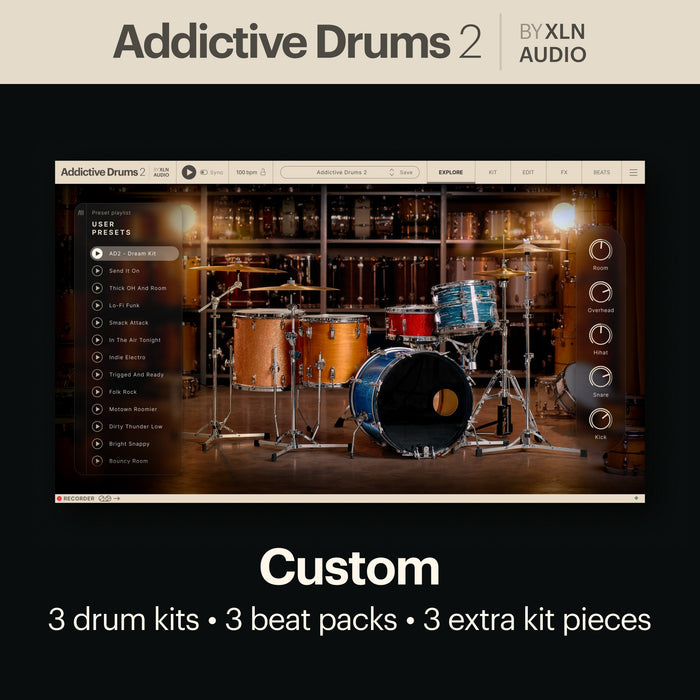 XLN Audio Addictive Drums 2: Custom