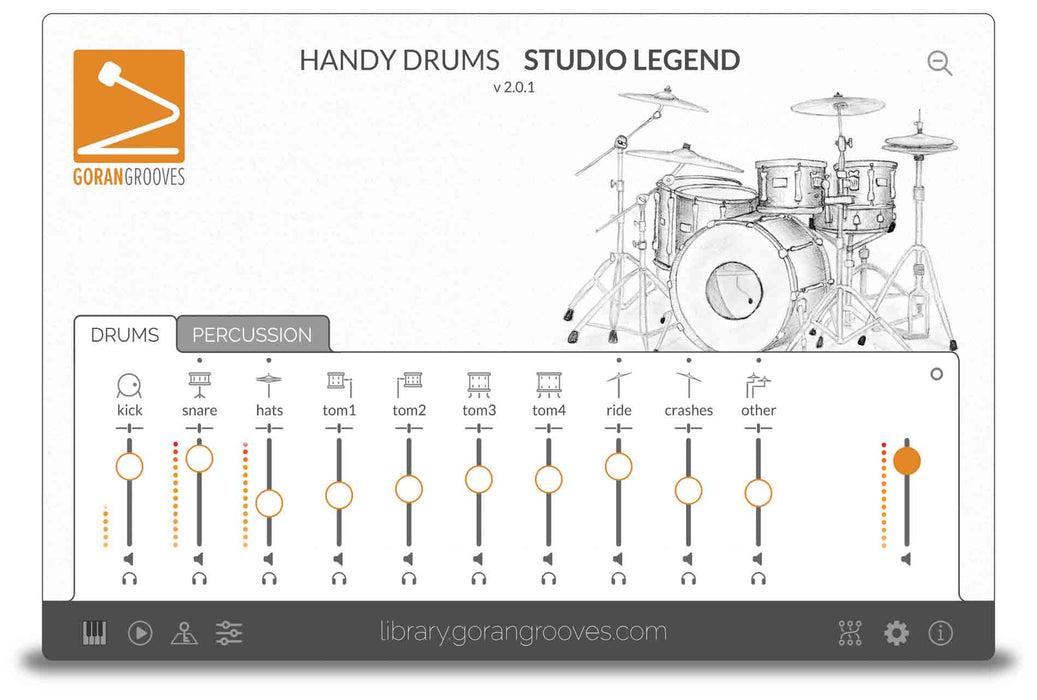 Goran Groves Library Handy Drums- STUDIO LEGEND V2