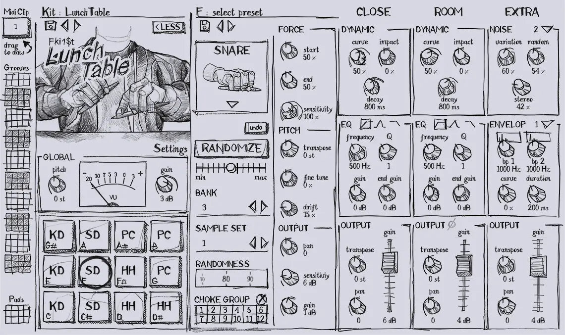 Druw Audio BeatSurfing LunchTable
