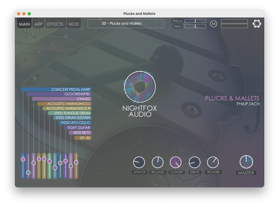 Nightfox Audio Plucks and Mallets