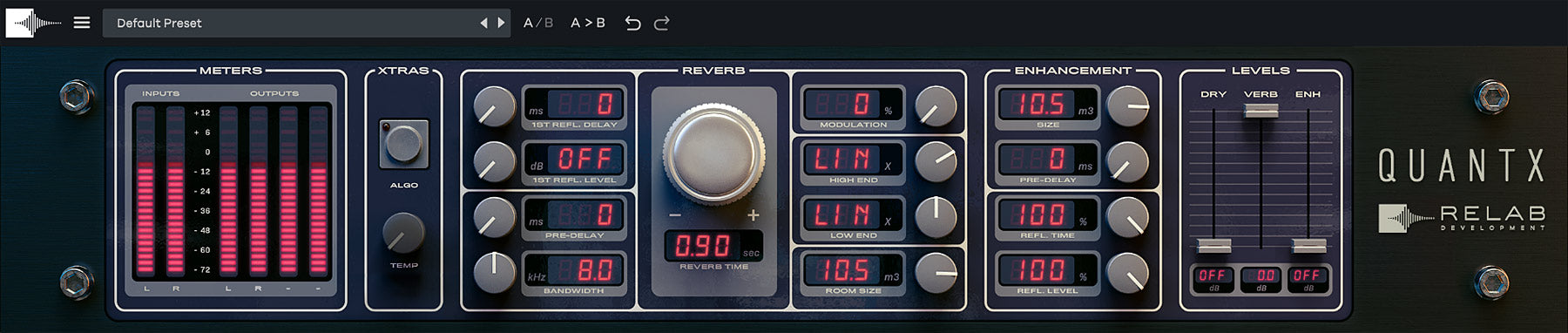 Relab Development Relab QuantX Natural Resonance Reverb