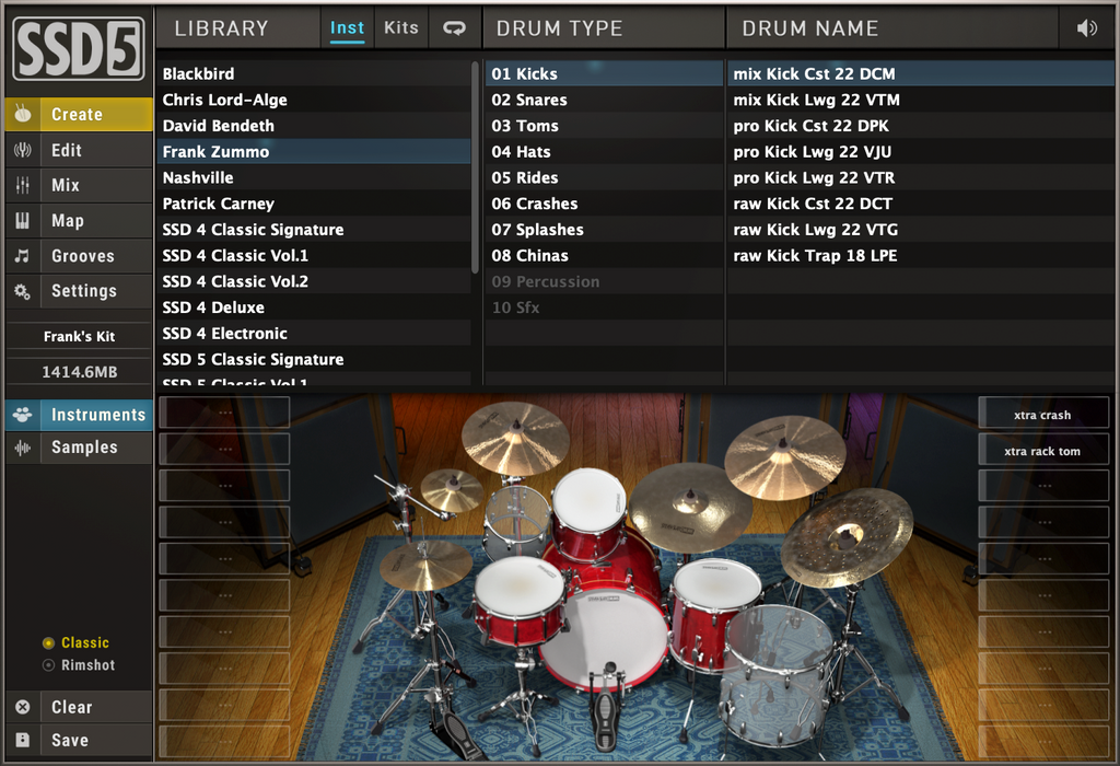 Steven Slate Drums SSD Frank Zummo expansion