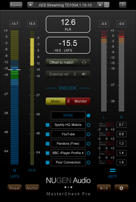 Nugen Audio NUGEN Mastercheck UPG