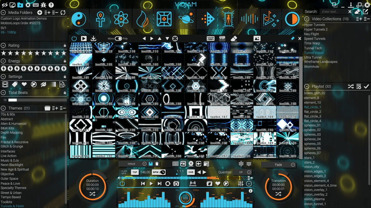 Beatflo NUCLYR + X8 Visuals Library