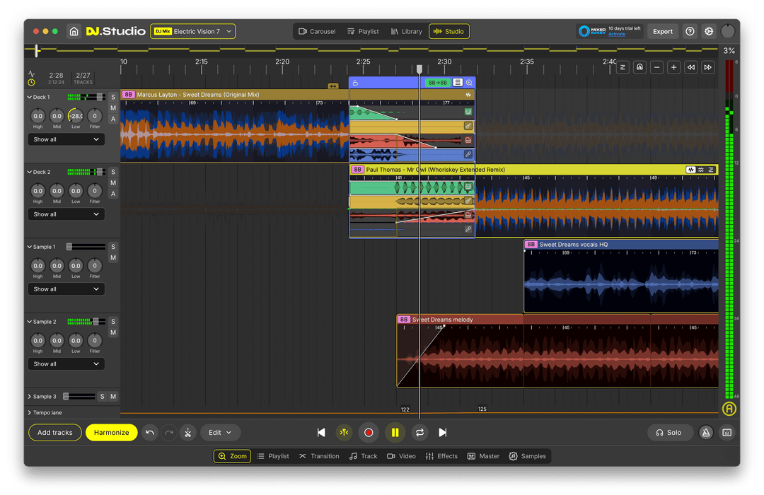 DJ. Studio DJ.Studio Pro + Stems
