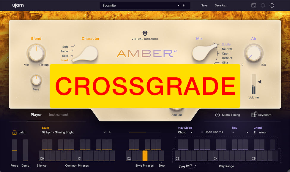 UJAM Crossgrade to AMBER 2