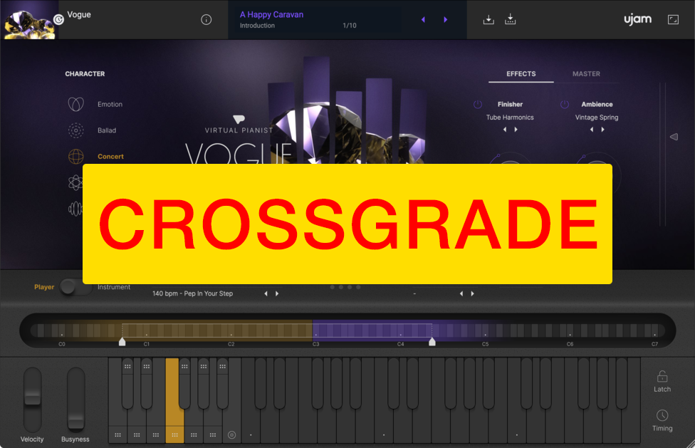 UJAM Crossgrade to VOGUE