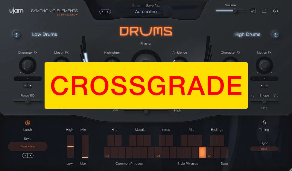 UJAM Crossgrade to DRUMS