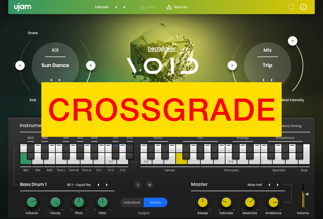 UJAM Crossgrade to VOID