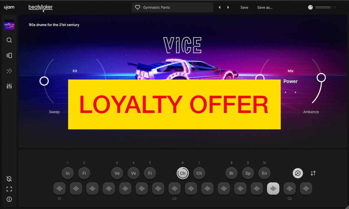 UJAM VICE Loyalty Offer