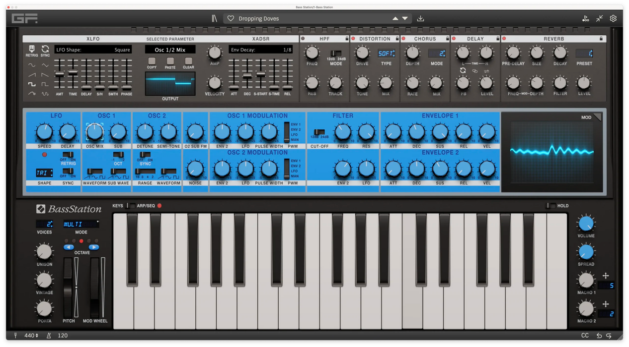 G-Force Novation Bass Station