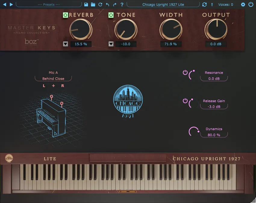 BOZ Digital Labs Boz Chicago Upright 1927 Lite