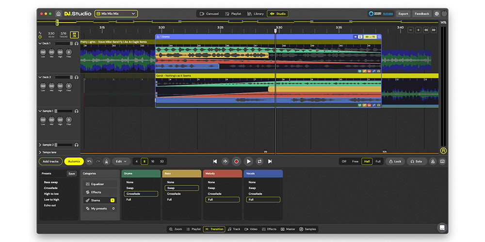 DJ. Studio DJ.Studio Pro + Stems