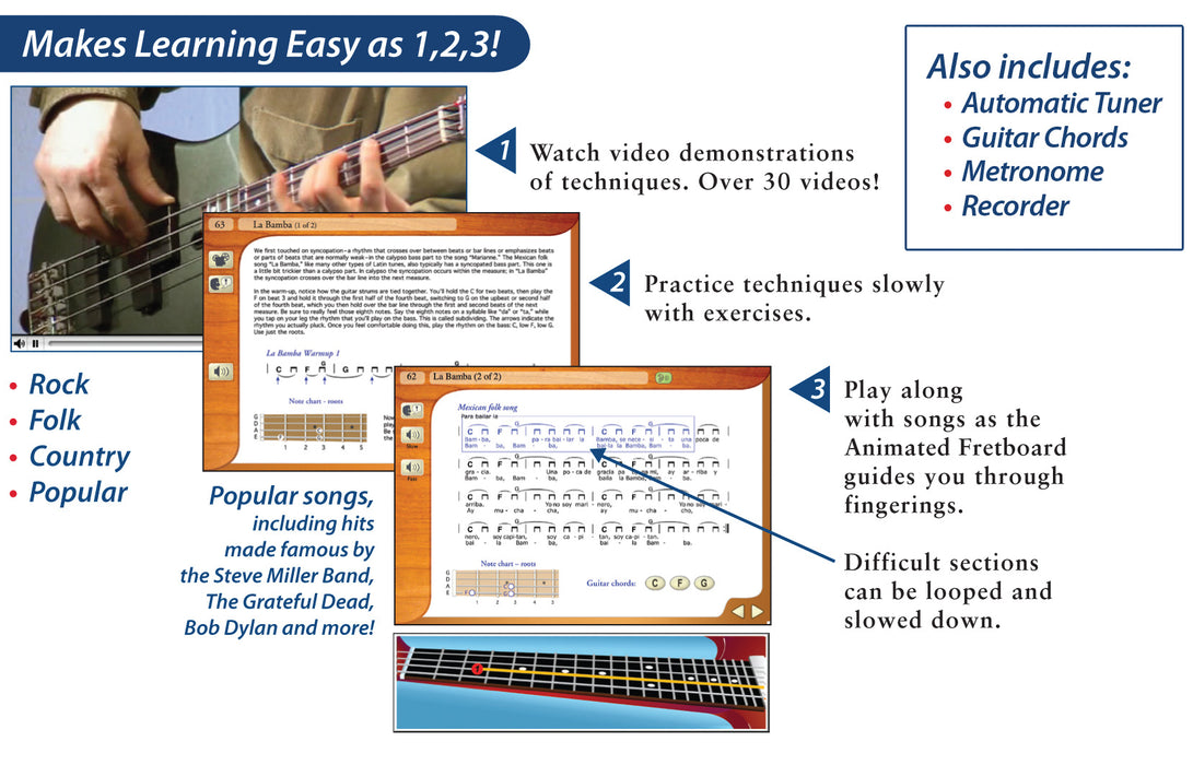 eMedia Bass Method - Mac for 10.5 to 10.14, 32-bit
