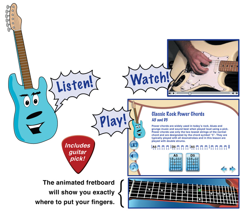 eMedia My Electric Guitar Mac 10.5 to 10.14, 32-bit only