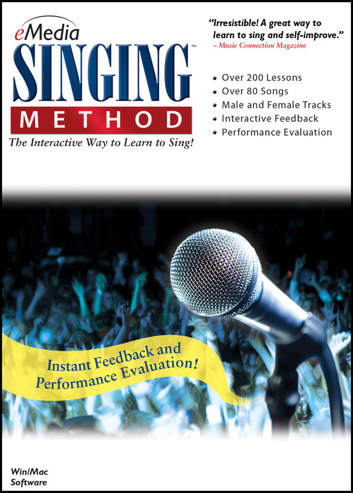 eMedia Singing Method Mac 10.5 to 10.14, 32-bit