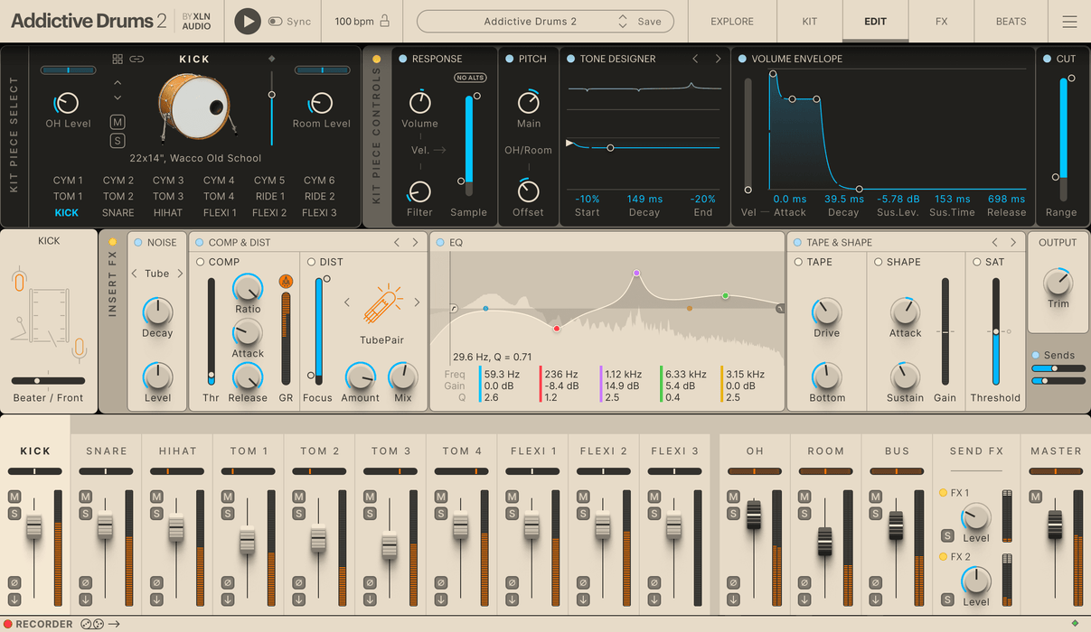 XLN Audio Addictive Drums 2: Custom