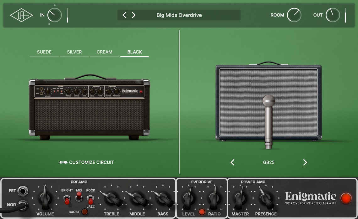 Universal Audio UAD Enigmatic '82 Overdrive Special Amp