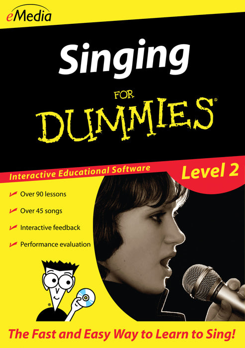 eMedia Singing For Dummies 2 - Mac 10.5 to 10.14, 32-bit