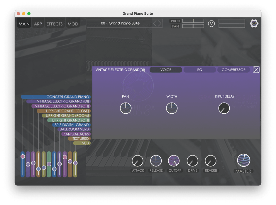 Nightfox Audio Grand Piano Suite