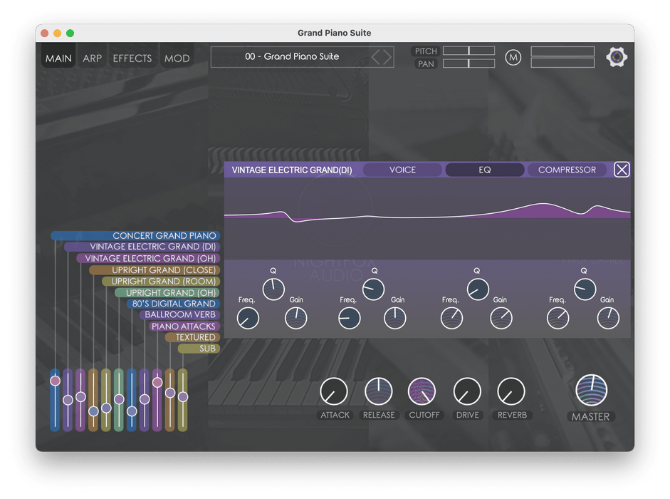 Nightfox Audio Grand Piano Suite
