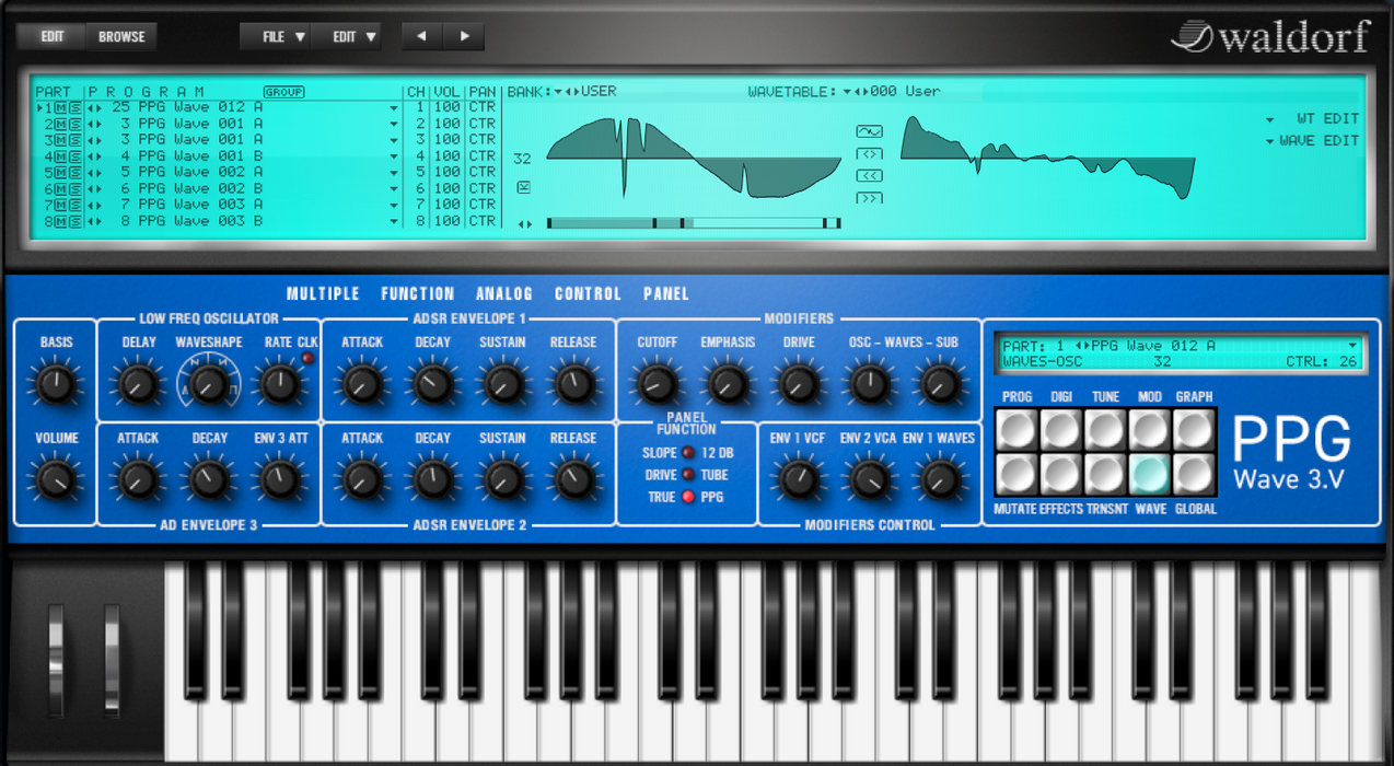 Waldorf PPG Wave 3.V - Update 2.0