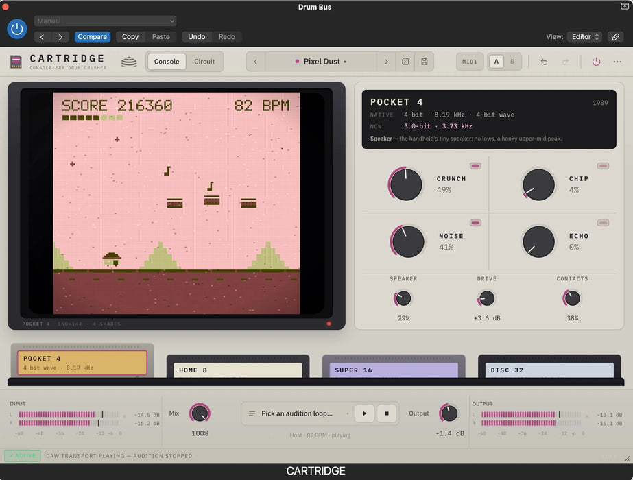 Yurt Rock CARTRIDGE - Console Era Drum FX Plug-In