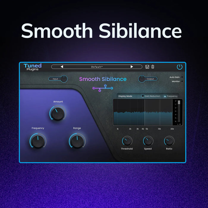Safari Pedals Tuned Plugins Smooth Sibilance