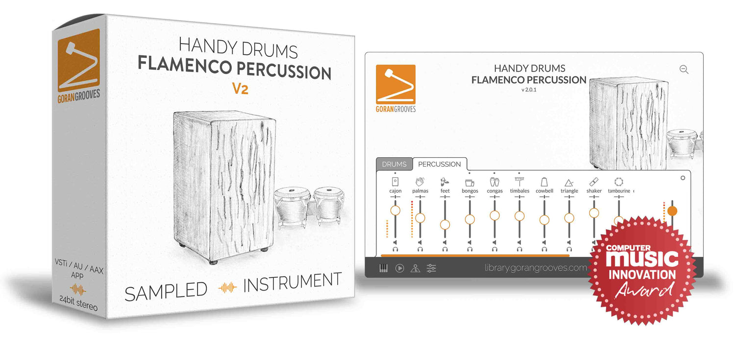 Goran Groves Library Handy Drums- FLAMENCO PERCUSSION V2
