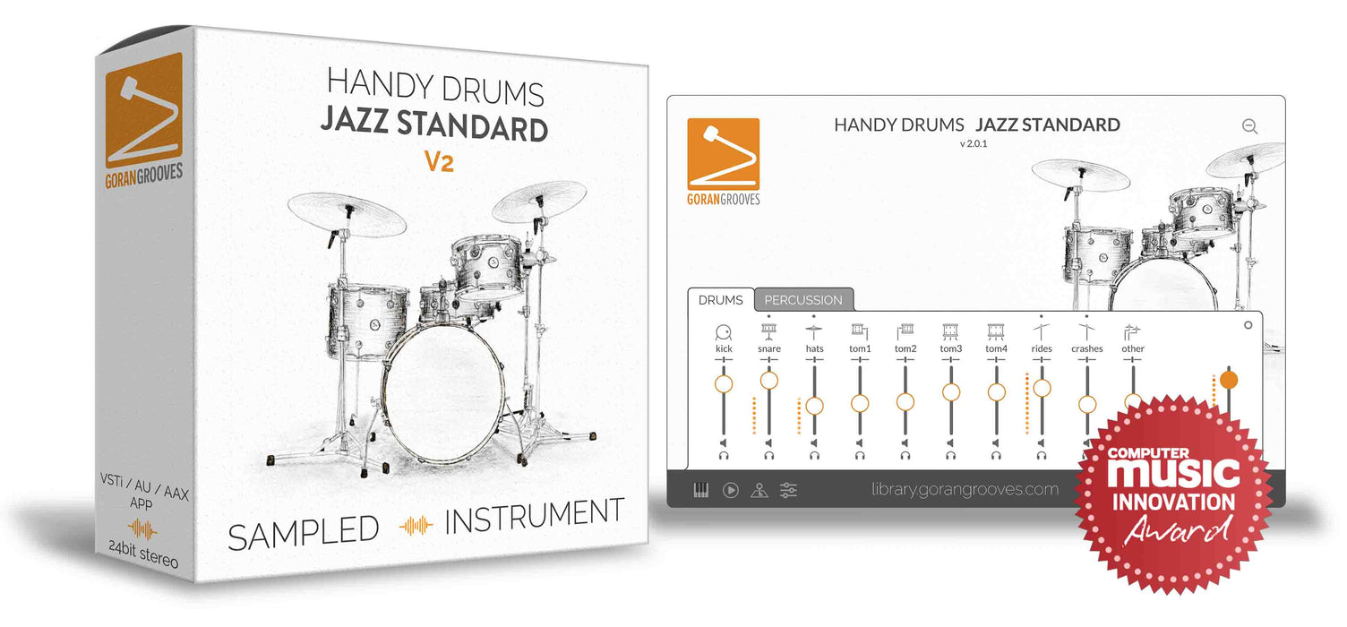 Goran Groves Library Handy Drums- JAZZ STANDARD V2