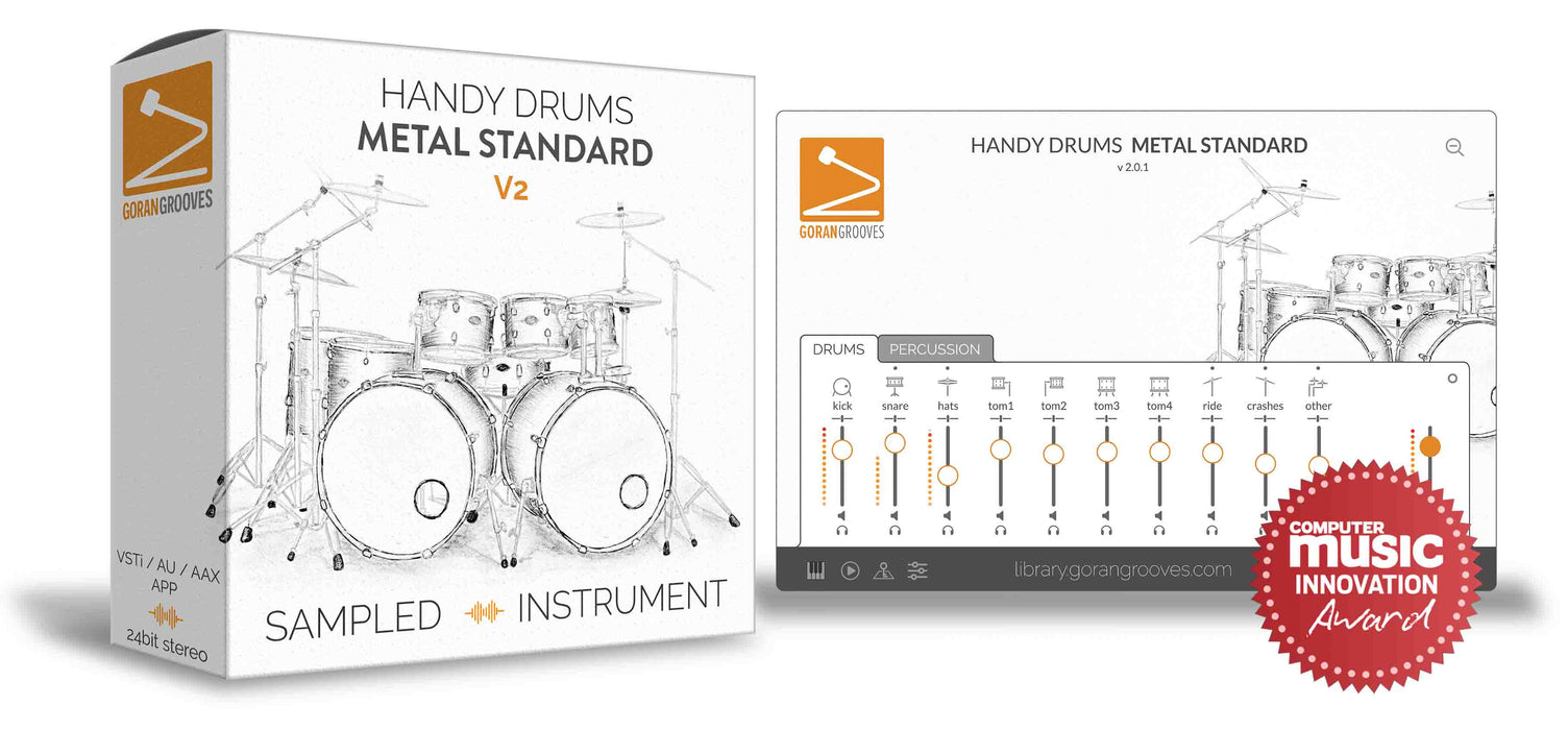 Goran Groves Library Handy Drums- METAL STANDARD V2