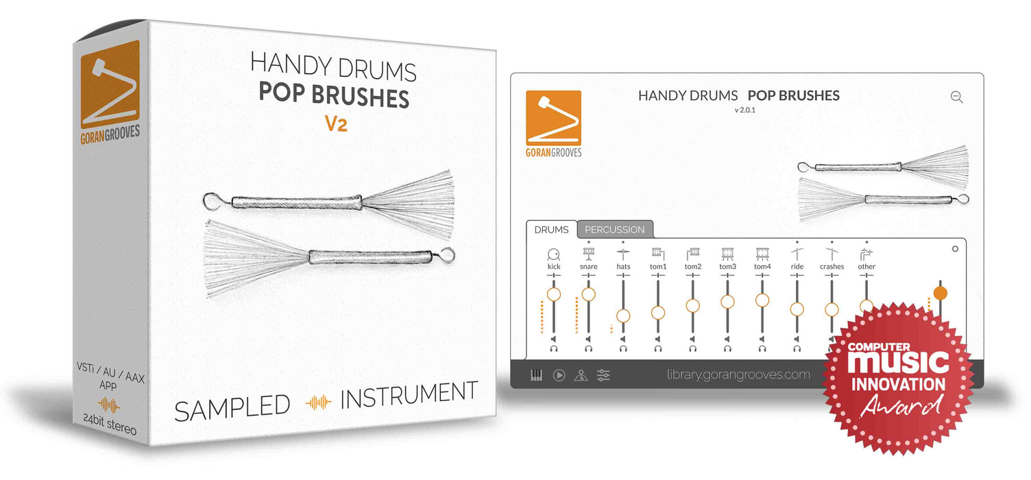 Goran Groves Library Handy Drums- POP BRUSHES V2