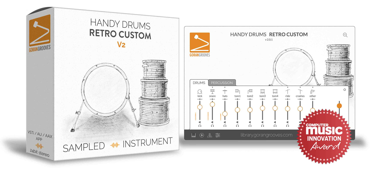 Goran Groves Library Handy Drums- RETRO CUSTOM V2