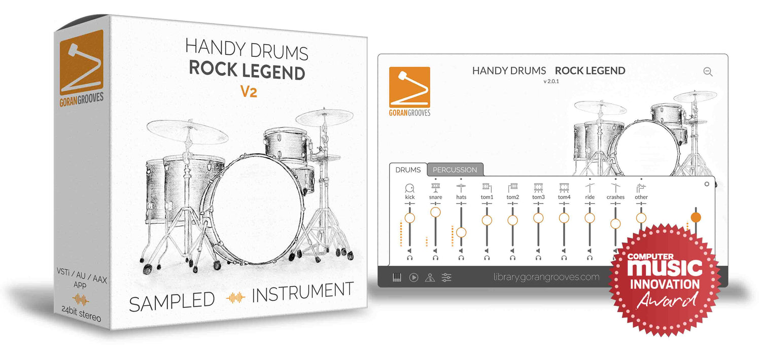 Goran Groves Library Handy Drums- ROCK LEGEND V2