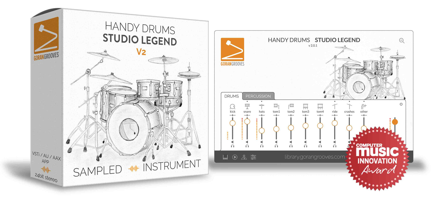 Goran Groves Library Handy Drums- STUDIO LEGEND V2