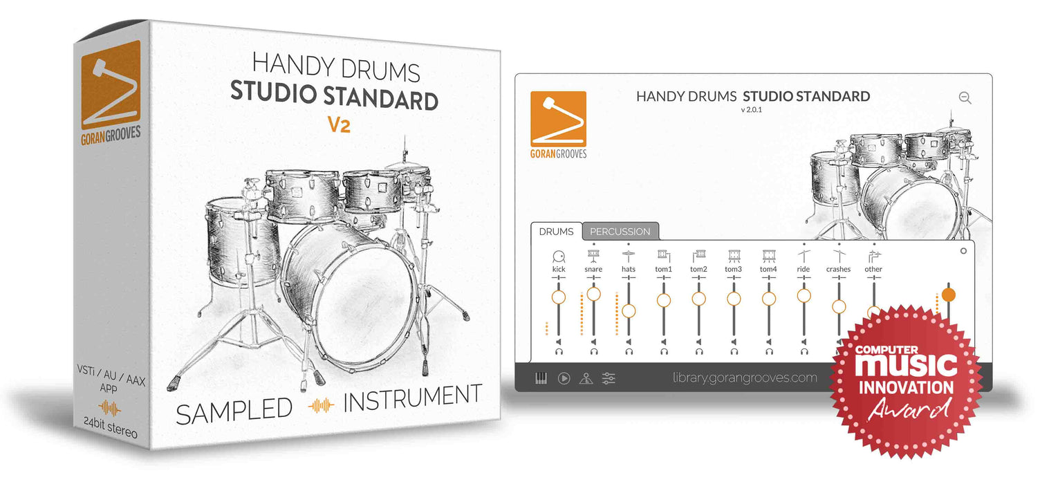 Goran Groves Library Handy Drums- STUDIO STANDARD V2