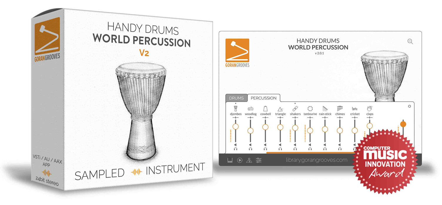 Goran Groves Library Handy Drums- WORLD PERCUSSION V2