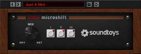 SoundToys MicroShift 5