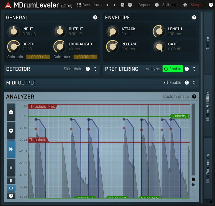 Melda Production Melda MDrumLeveler