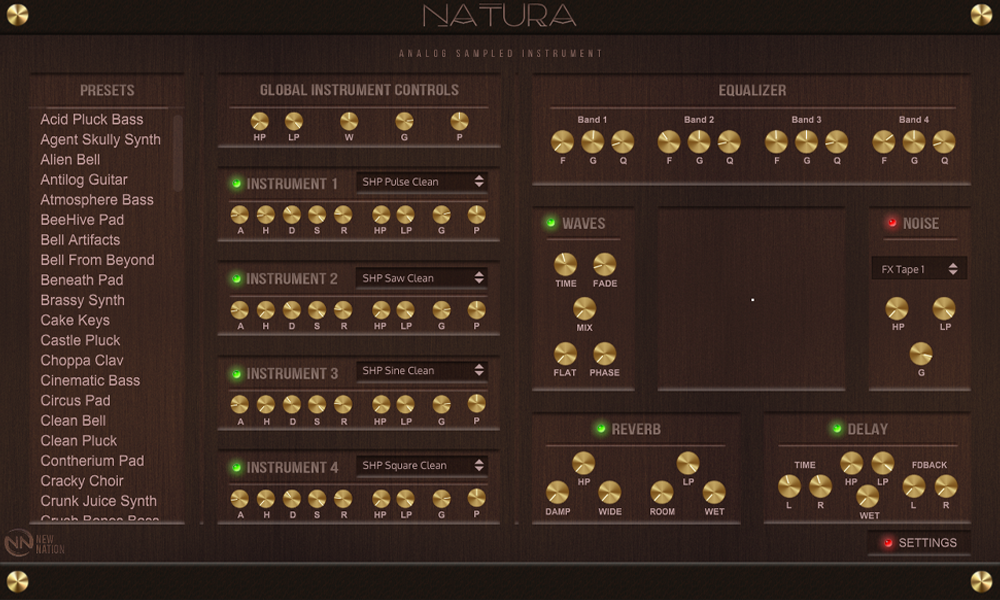 NNLLC Natura - Analog Sampled Instrument