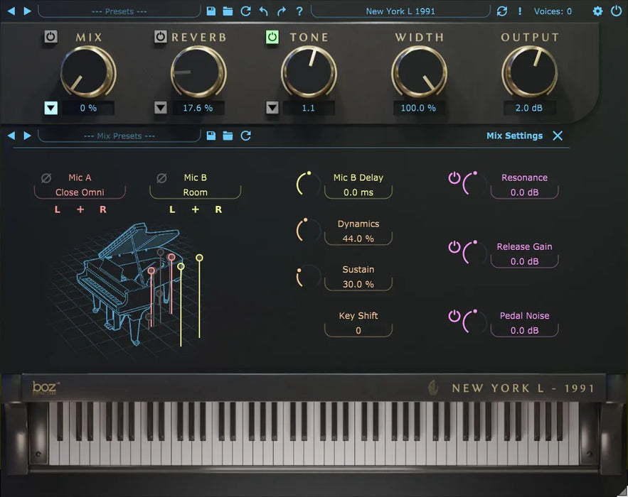 BOZ Digital Labs Boz All Pro Pianos Bundle