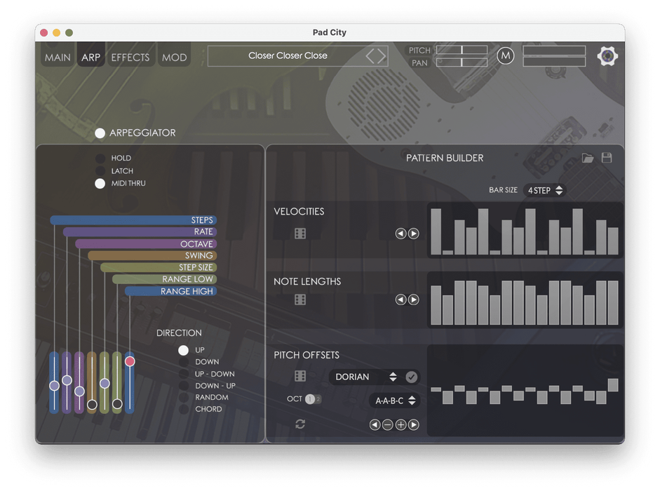 Nightfox Audio Pad City