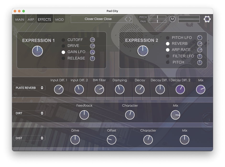Nightfox Audio Pad City