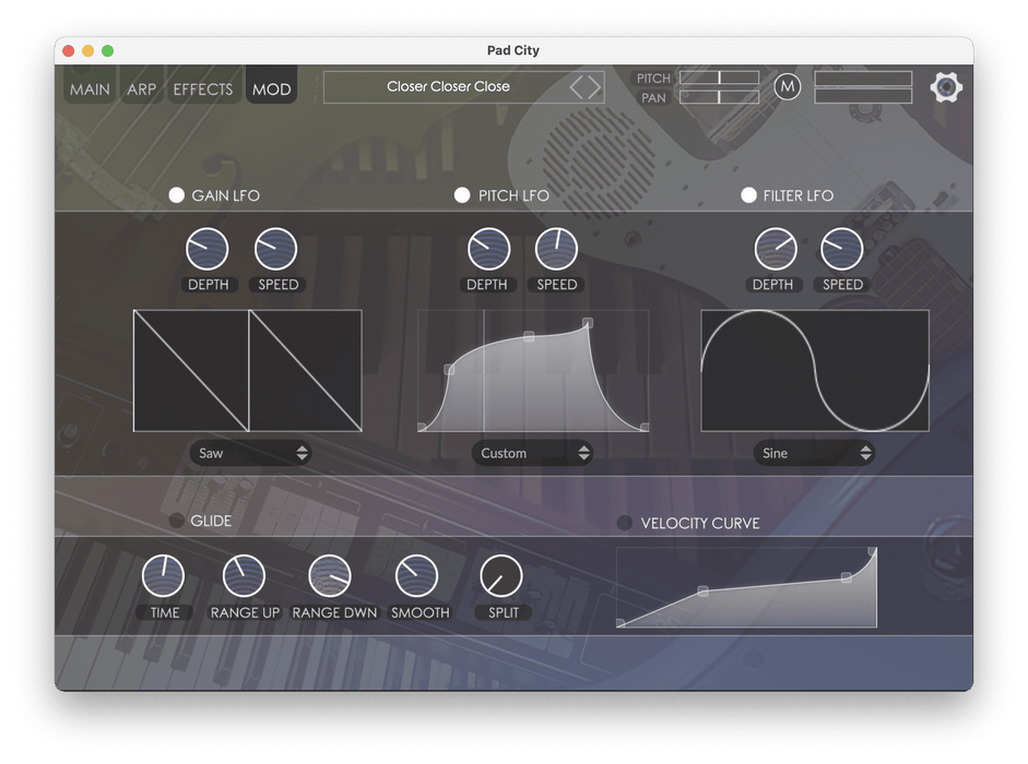 Nightfox Audio Pad City