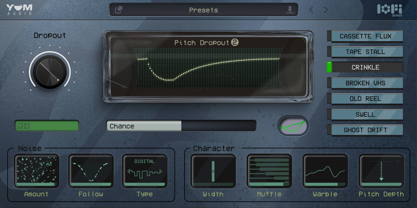 Yum Audio LoFi Pitch Dropout 2