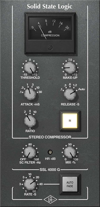 Universal Audio UAD SSL 4000 G Bus Compressor