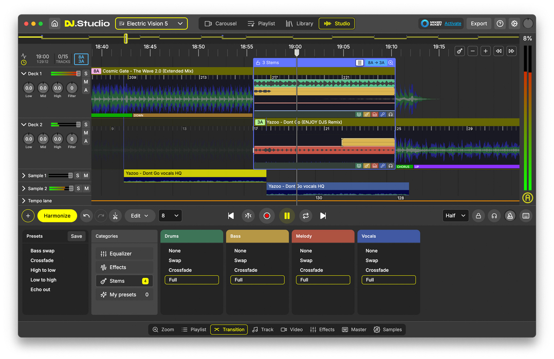 DJ. Studio DJ.Studio Pro + Stems