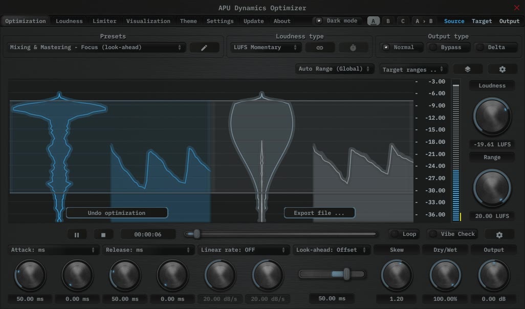 Apu Software APU Dynamics Optimizer