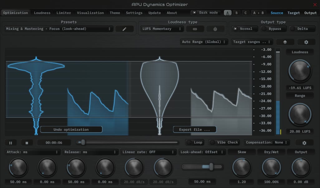 Apu Software APU Dynamics Optimizer